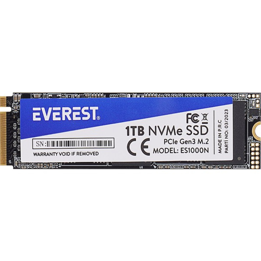 Everest ES1000N 1tb 3D Nand Flash 2500MB/1800MB Pcıe Gen3 Nvme M.2 SSD (Solid State Drive) Oto Boyaları Fiyatı