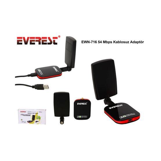 Everest EWN-716 Kablosuz Adaptör Wireless Adaptör Fiyatı