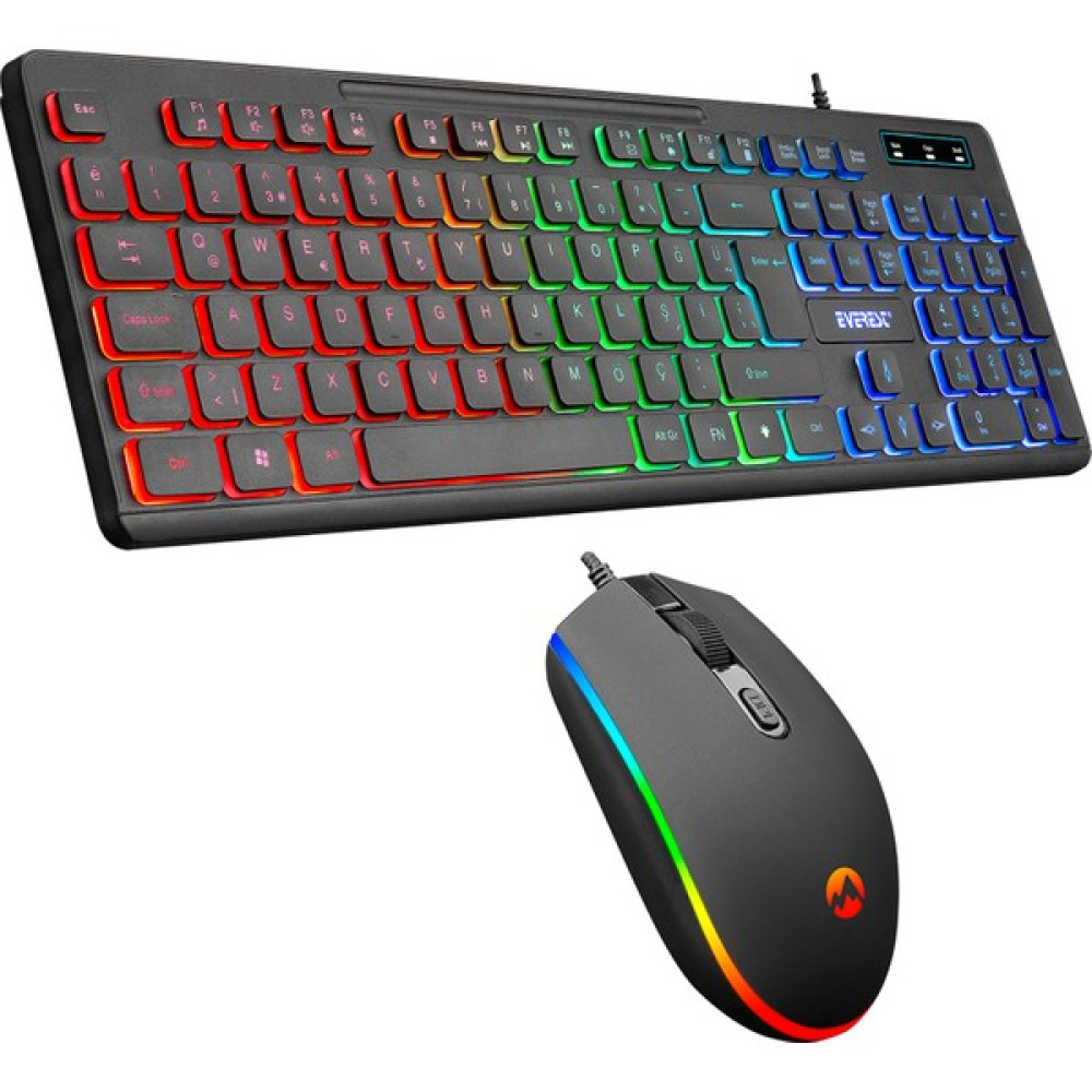 Everest KB-120 SM-GX66 Gaming Oyuncu Klavye Mouse Set Klavye - Mouse Fiyatı