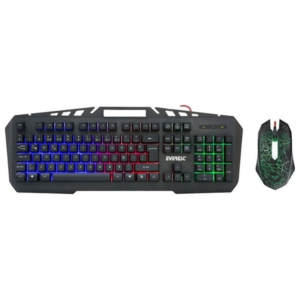Everest Kmx-99 USB Q Trk Gaming Klavye - Mouse Set Oto Boyaları Fiyatı