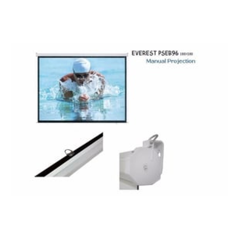 EVEREST PSG180 180cm*180cm  GRİ YÜZEYLİ  PERDE Projeksiyon Perdesi Fiyatı