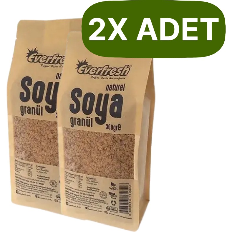 Everfresh Soya Granül - Soya Kıyması 300 gr x 2 Diğer Fiyatı