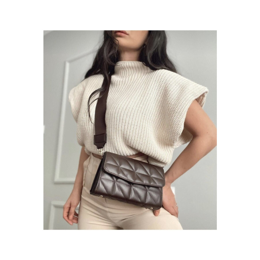 Everglow Jewelry C&h Stil Acı Kahve Kolon Askılı Kapitone Kadın Omuz Çantası Unisex Çanta & Cüzdan ve Seyahat Çantaları Fiyatı