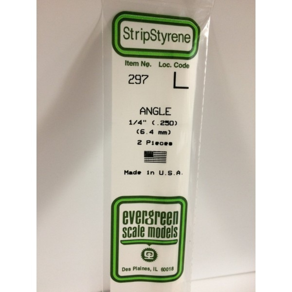 Evergreen 297 6,4*355 mm Köşebent-L CUBUK-3ADET -Beyaz Maket Fiyatı