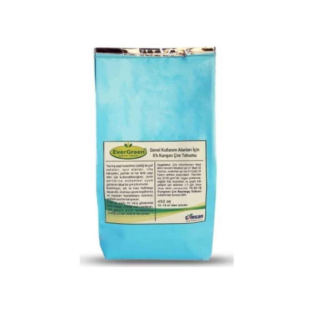 Evergreen 6'lı Karışım Çim Tohumu 450 gr Tohum Fiyatı