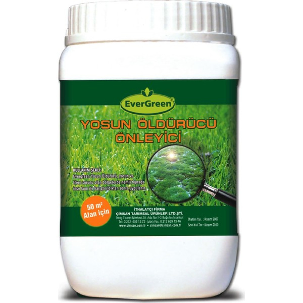 Evergreen Yosun Öldürücü Ve Önleyici Toz Gübre - 1,5 kg Gübre Fiyatı