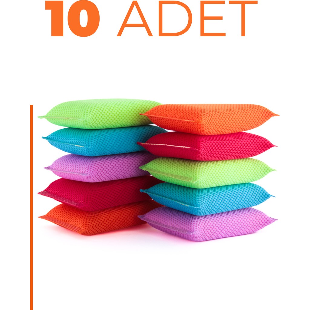 Everklean Petek Dokulu Bulaşık Süngeri Sihirli Pratik Sünger - 10 Adet Diğer Fiyatı