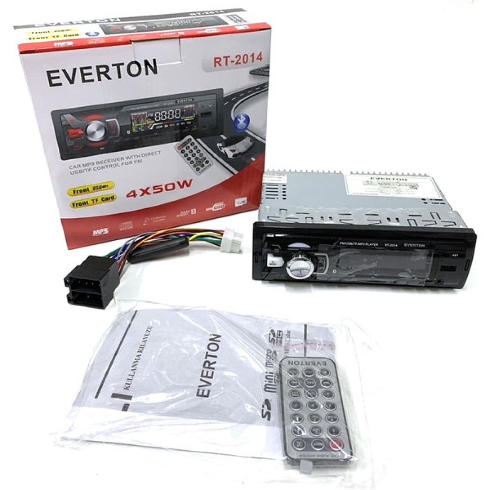 Everton RT-2014 Bluetoothlu Oto Teyp - Siyah Oto Görüntü Sistemleri Fiyatı
