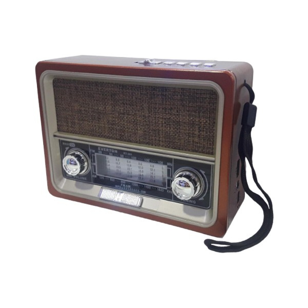 Everton RT-305 Nostaljik Bluetooth Radyo - Kahverengi Alarmlı Saatler & Radyolar Fiyatı