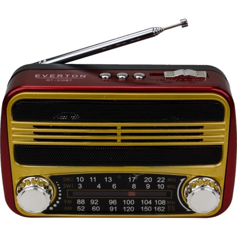 Everton RT-310BT Bluetooth Nostaljik Radyo - Kahverengi Alarmlı Saatler & Radyolar Fiyatı
