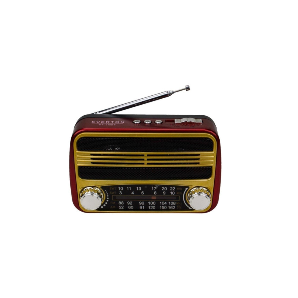 Everton Rt-310bt Bluetooth Radyo Nostaljik Usb Şarjlı 13cm Rt-310bt Alarmlı Saatler & Radyolar Fiyatı