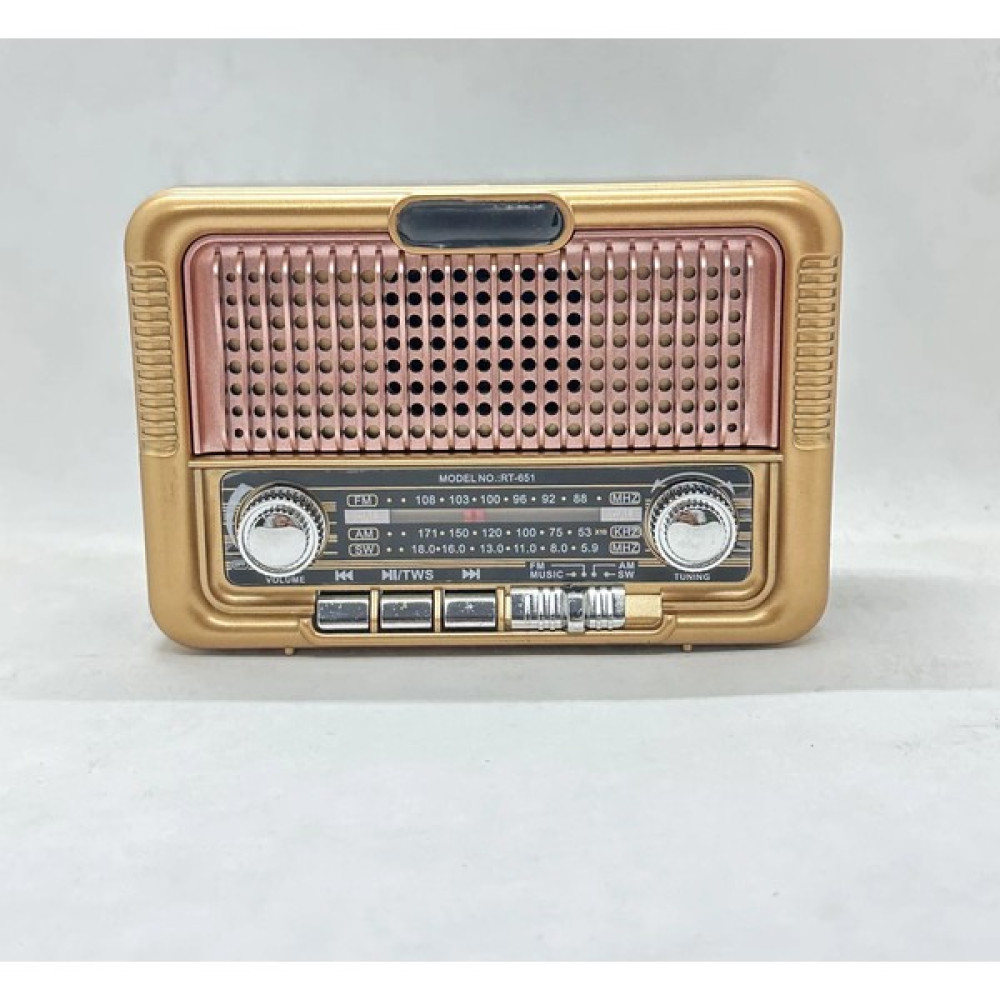 Everton RT-651 Orta Boy Güneş Enerjili Bluetooth, Nostalji , Fm/am/sw 3 Band Radyo ,usb, Sd ,aux Mp3 Player - Açık Kahverengi Oto Boyaları Fiyatı
