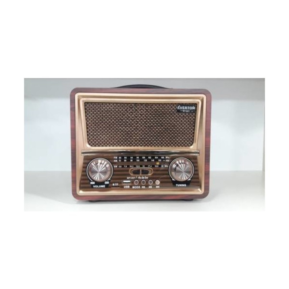 Everton RT-821 Usb/tf/fm/bluetooth Destekli Nostaljik Radyo - Kahverengi Alarmlı Saatler & Radyolar Fiyatı