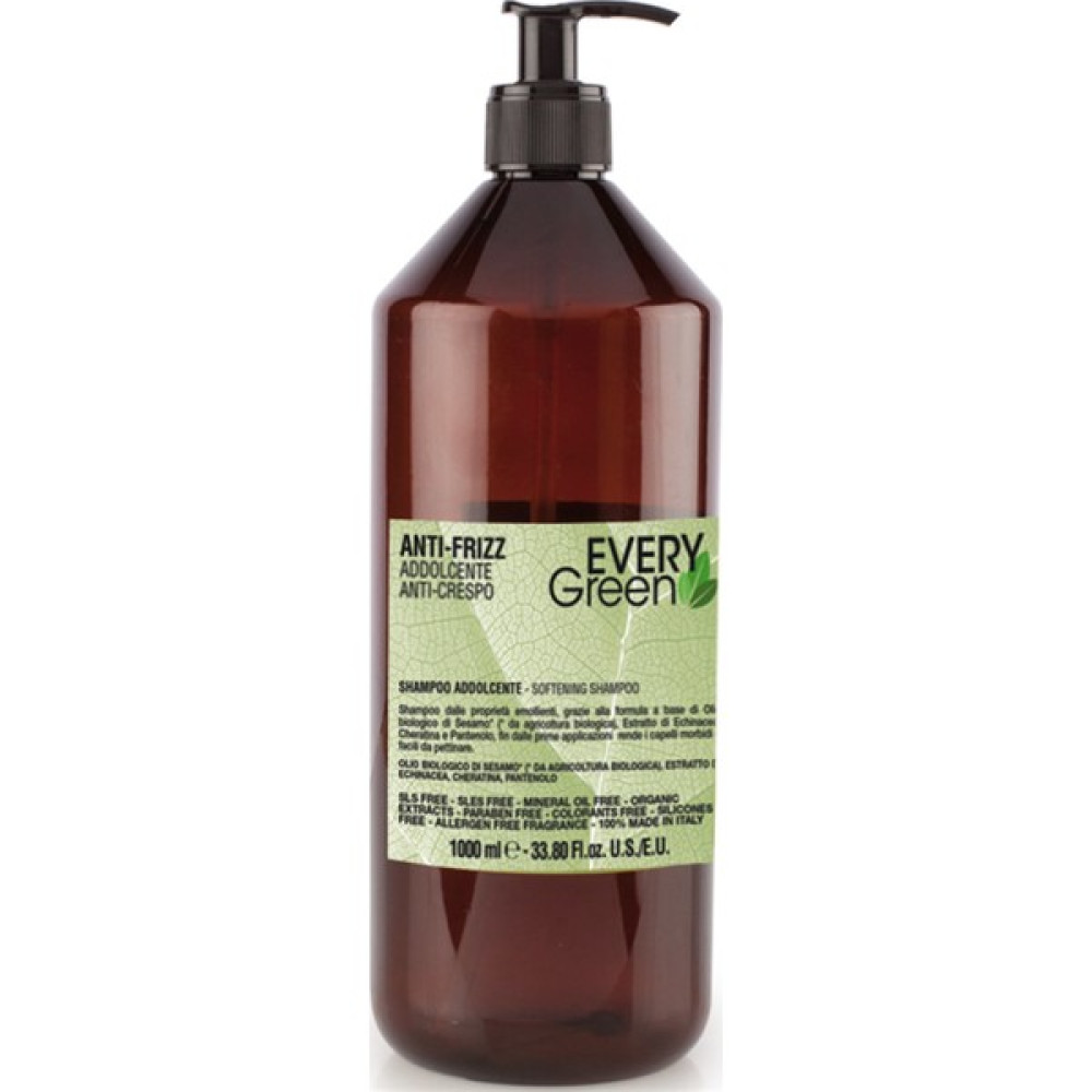 Every Green Asi Kabaran Saçlar Için Şampuan Antifrizz Softening Shampoo 1 lt Şampuan ve Saç Kremi Fiyatı