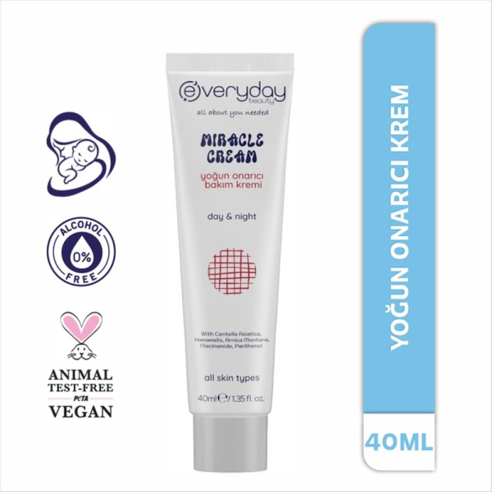 Everyday Beauty Miracle Cream Yoğun Onarıcı, Yenileyici, Besleyici Mucizevi Bakım Kremi 40 ml Nemlendiriciler Fiyatı