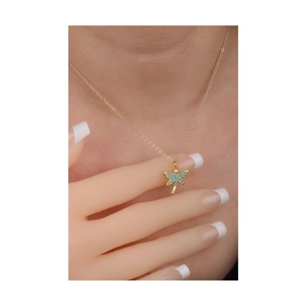Evface Zirkon Taş Yusufcuk Kolye - Rose Gold Küpeler Fiyatı