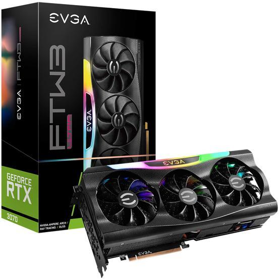 EVGA GeForce RTX 3070 XC3 ULTRA GAMING GeForce RTX 3070 8 GB GDDR6 256 bit 7680 x 4320 pixels PCI Express x16 4.0 08G-P5-3755-KR