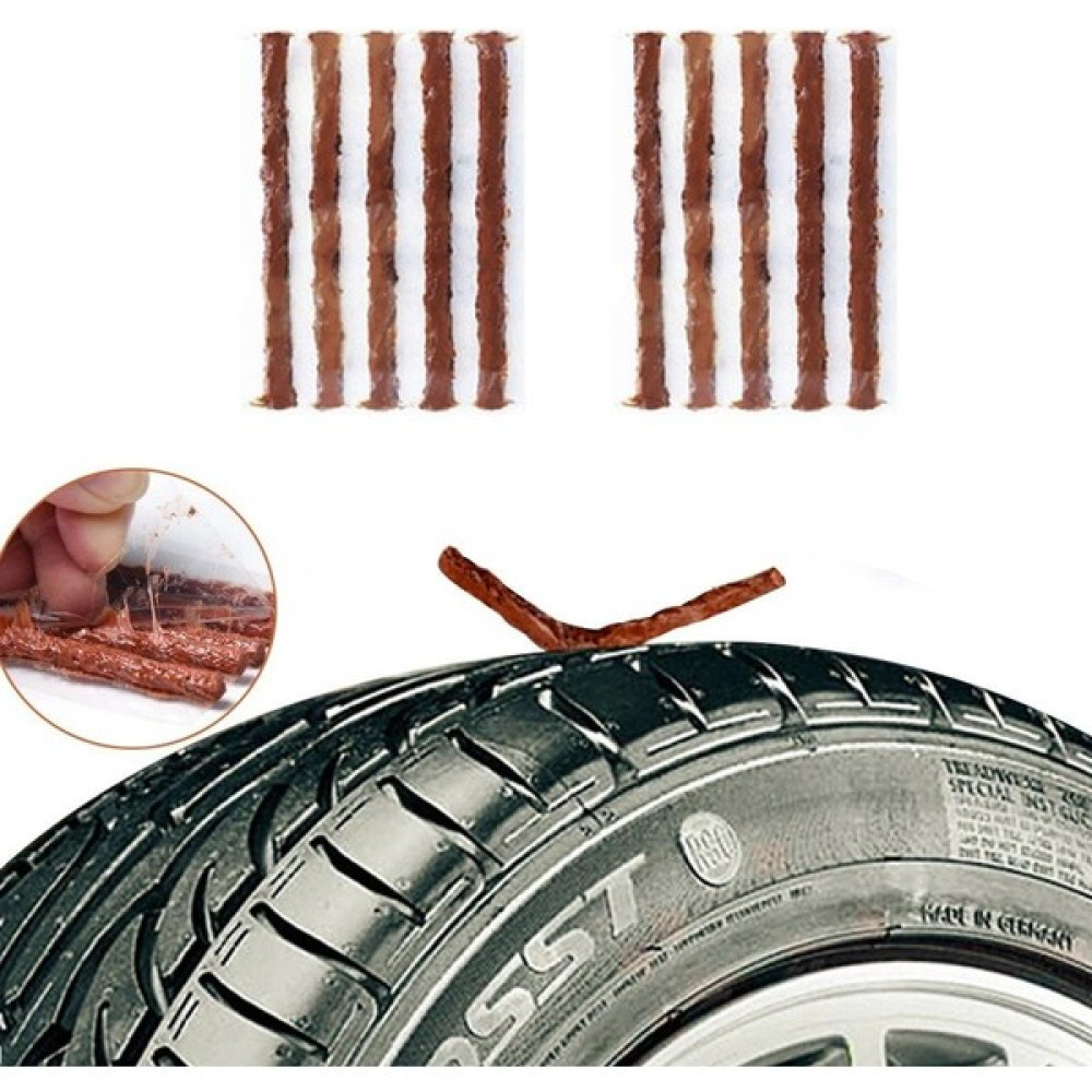 Evgaraj 10'lu Lastik Tamir Fitili Araba Bisiklet Motosiklet Lastik Tamiri Lastikler Fiyatı