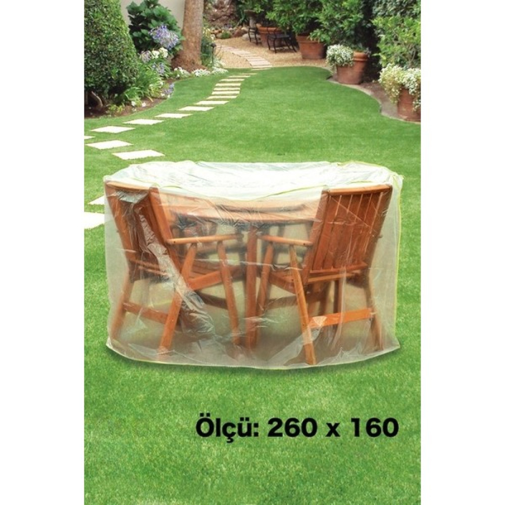 Evgaraj Bahçe Mobilya Koruma Örtüsü Yağmur Toz Koruma Kılıf 260X160 cm Bahçe Mobilyası Takımı Fiyatı