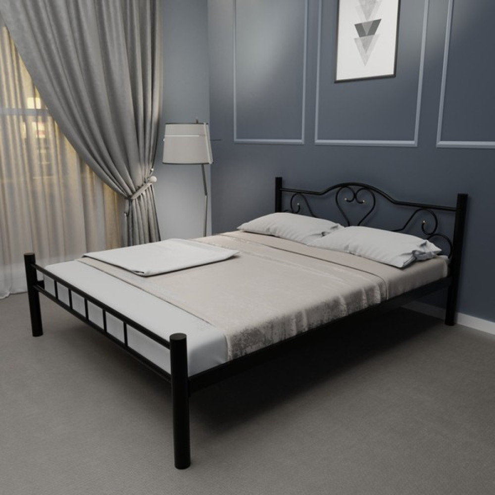 Evger K50 Siyah Metal Karyola Tek Kişilik Yataksız - 90 x 190 cm Karyola Fiyatı