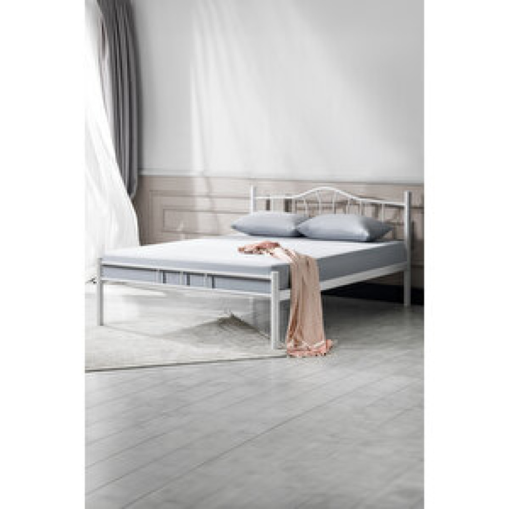 Evger Metal Karyola, K25 Metal Karyola, Beyaz, 150x200 Karyola Fiyatı