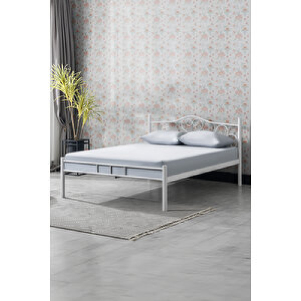 Evger Metal Karyola, K50 Metal Karyola, Beyaz, 140x190 Karyola Fiyatı