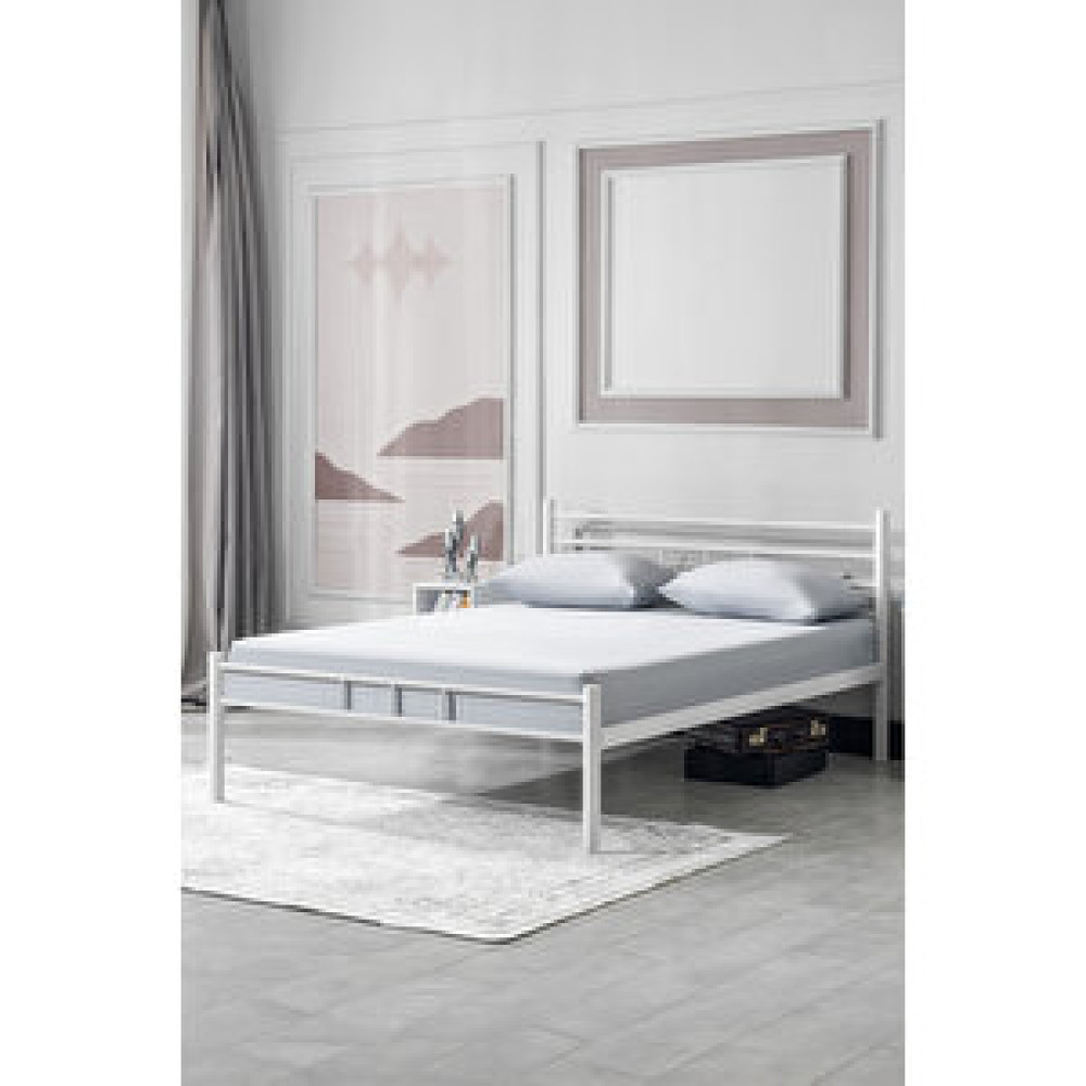 Evger Metal Karyola, K70 Metal Karyola, Beyaz, 150x200 Karyola Fiyatı