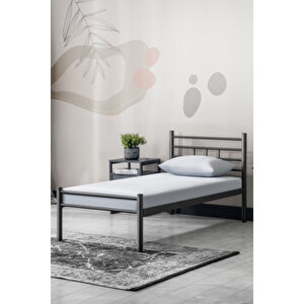 Evger Metal Karyola, K70 Metal Karyola, Siyah, 100x200 Karyola Fiyatı