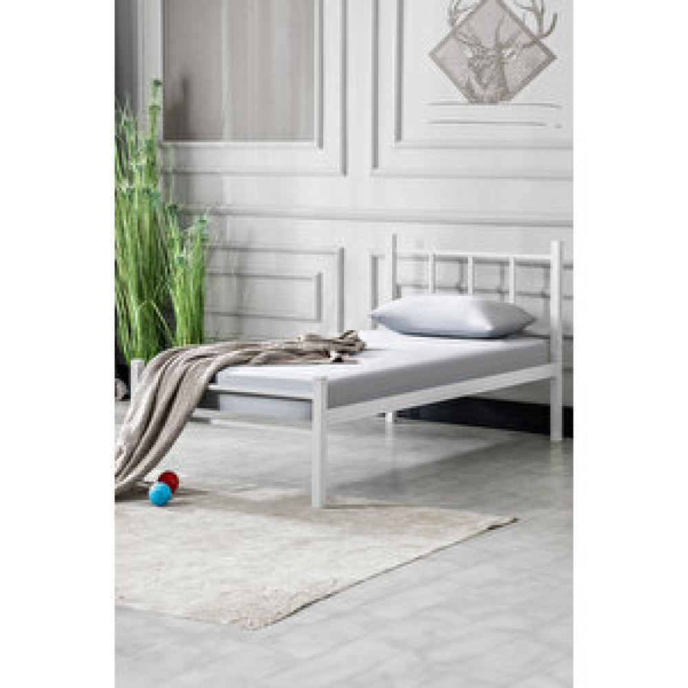 Evger Metal Karyola, K90 Metal Karyola, Beyaz, 100x200 Karyola Fiyatı
