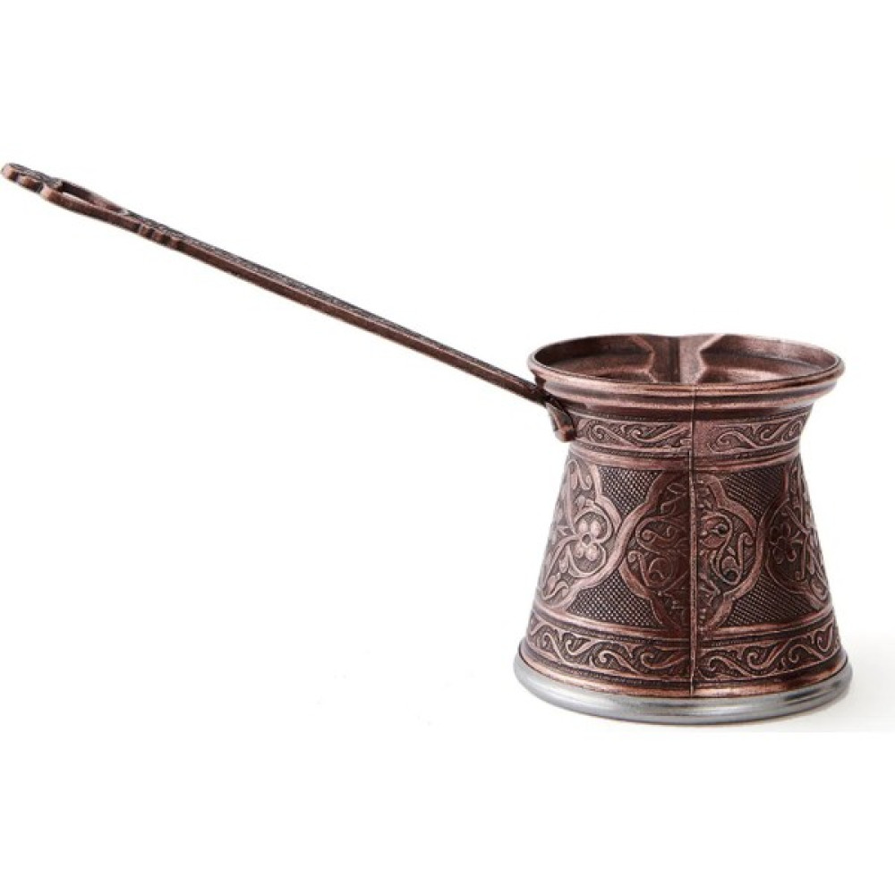Evidea Ayvalı Metal Desenli Cezve No:2 - Kahverengi - 110 ml - Bakır Oto Boyaları Fiyatı