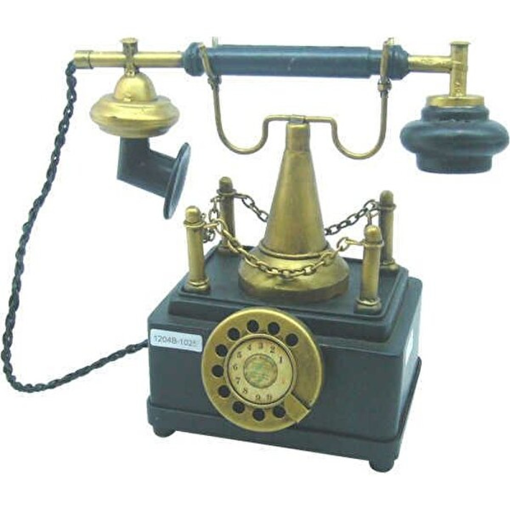 Evim Tatlı Evim Dekoratif Metal Kumbara Telefon Biblo Biblo Fiyatı