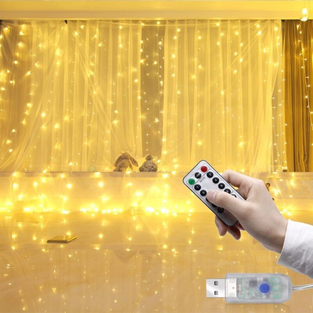 Evimdeyokyok Tel Perde LED 3*3m 300 LED Rgb Led Aydınlatmalar Fiyatı