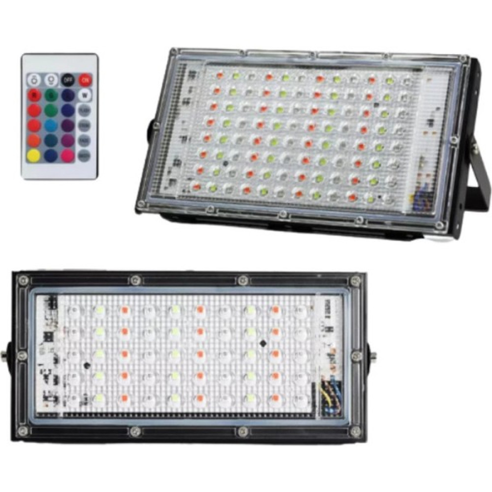 EVİMLED 50 Watt Rgb LED Projektör Uzaktan Kumandalı Elektrik ve Aydınlatma Fiyatı