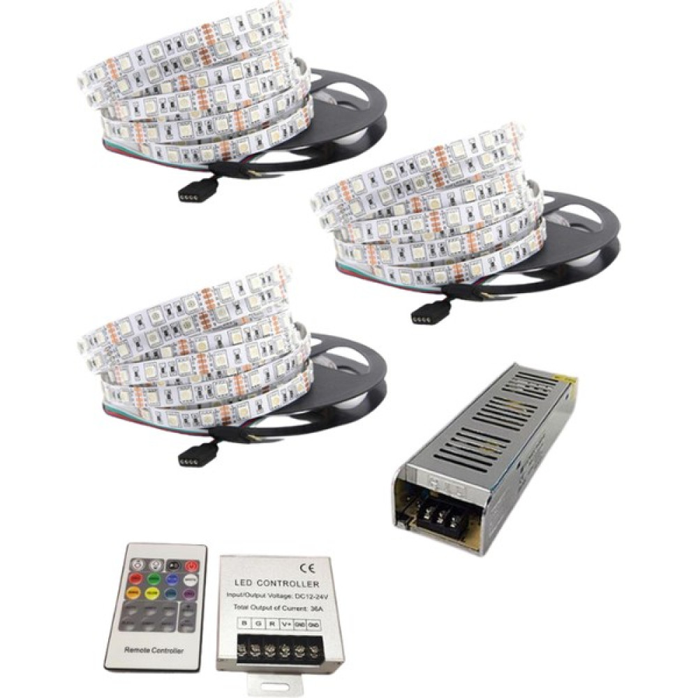 EVİMLED Rgb LED Slikonlu Dış Mekan 15 Metre Special Kumanda 5050 Smd 3 Çip - 15 m Led Aydınlatmalar Fiyatı