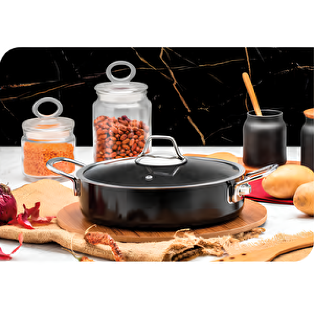 Evimsaray Zest Gusto Granit Basık Tencere 28 Cm Tencere / Tava Setleri Fiyatı