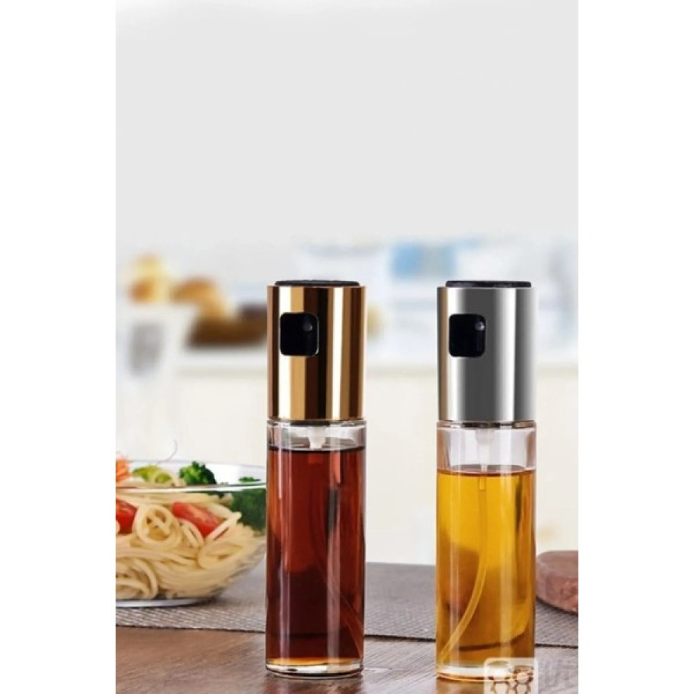 Evine Al Cam Yağdanlık Sprey 100 ml Pompalı Yağlık Sirkelik Gold Renk Cam Şişe Airfrey Yağlık Saklama Kapları Fiyatı