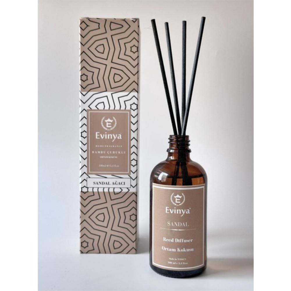 Evinya Bambu Çubuklu Oda Kokusu Sandal Ağacı - 100 ml Oda Kokusu Fiyatı