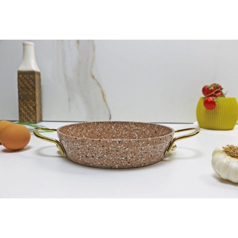 Evita Eco Gold 24 cm Sahan - 24 cm - Kahverengi Tavalar Fiyatı