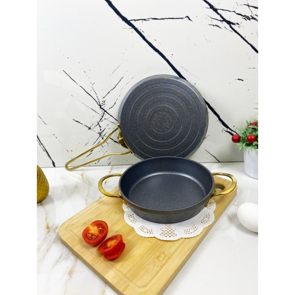 evita Eco Gold Granit 2 Parça Sahan Tava Set - Mini - Gri Tavalar Fiyatı