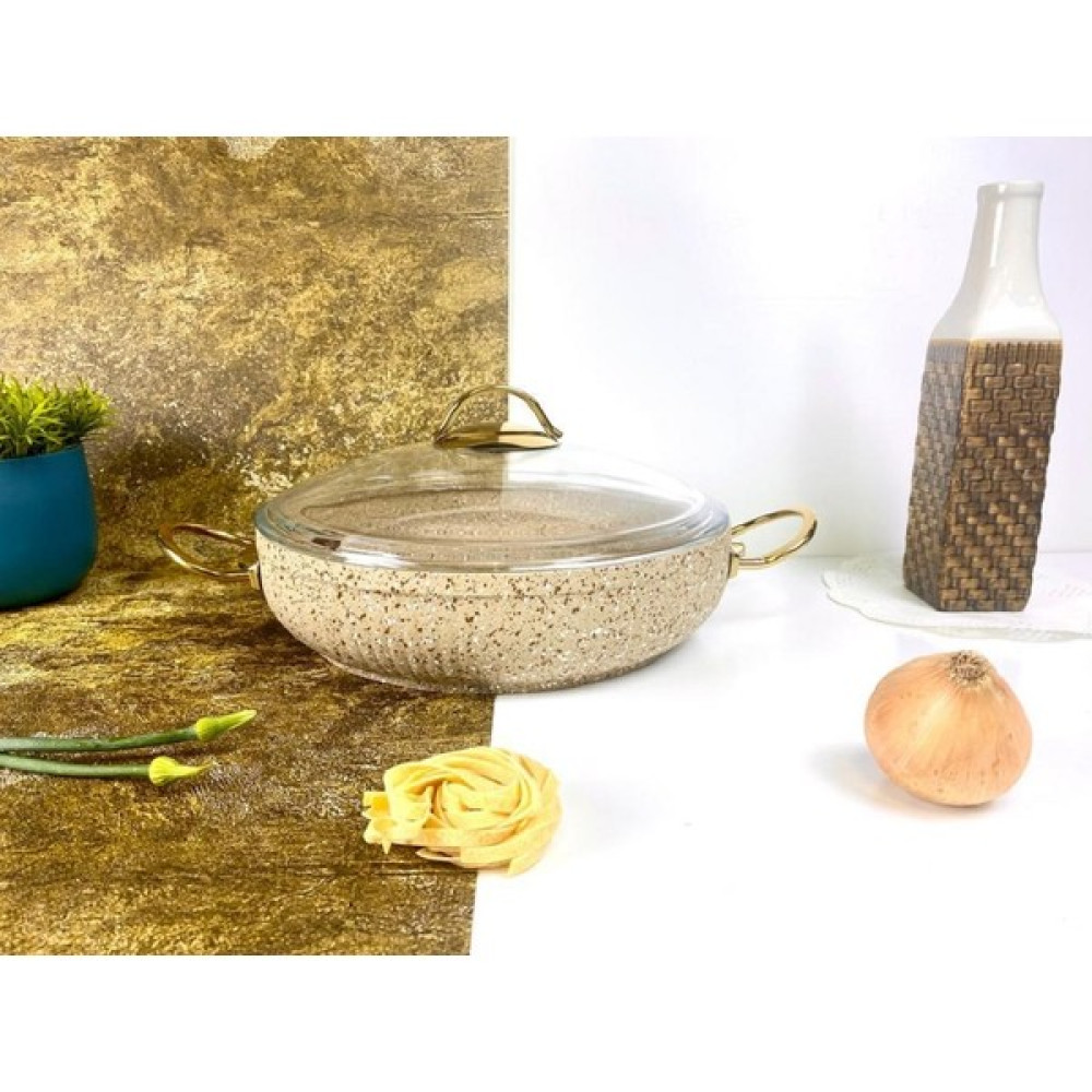 Evita Istiridye Gold Granit 26 Cm Basık Tencere Tencere / Tava Setleri Fiyatı