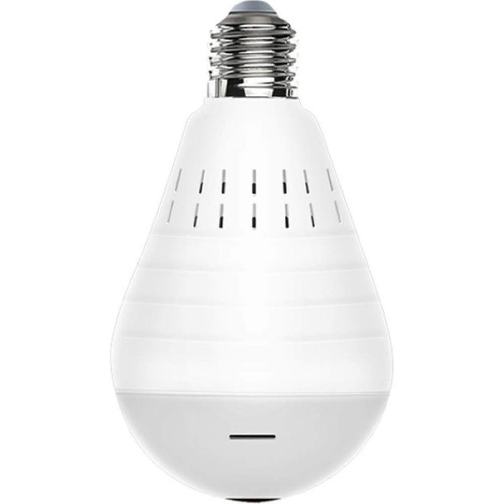 EVKVO Panoramik Ampul Işık Kamera HD 1080P 360 Derece Balıkgözü Wifi Kablosuz LED Lamba IP P2P E27 Güvenlik (Yurt Dışından) - Beyaz Güvenlik Kameraları Fiyatı