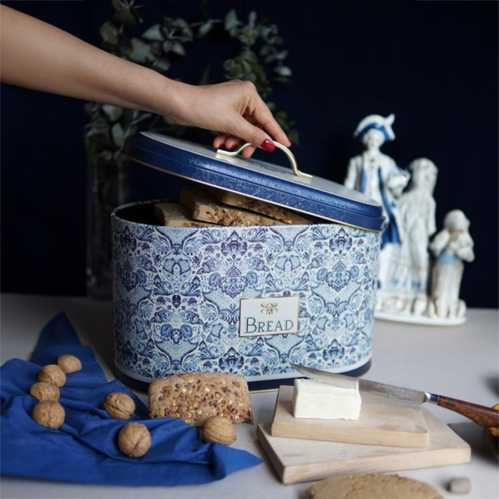 Evle ER002-4A Azulejos Bread Desenli Ekmeklik 11 Lt Saklama Kapları Fiyatı