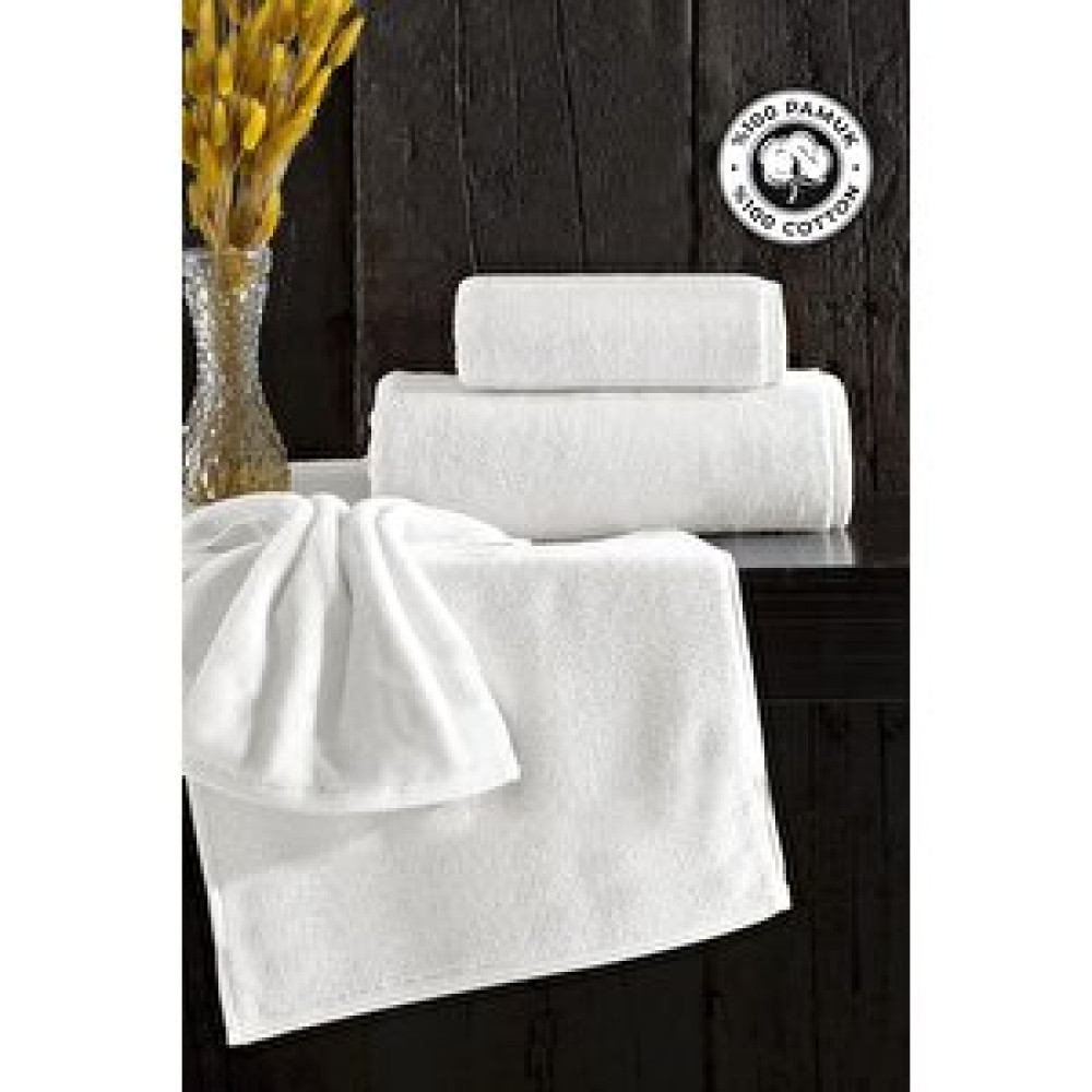 Evlen Home Collection %100 Pamuk 2'li Banyo Havlu Seti 70x140cm + 50x90cm Otel Havlusu Beyaz Beyaz Banyo Havlusu Fiyatı