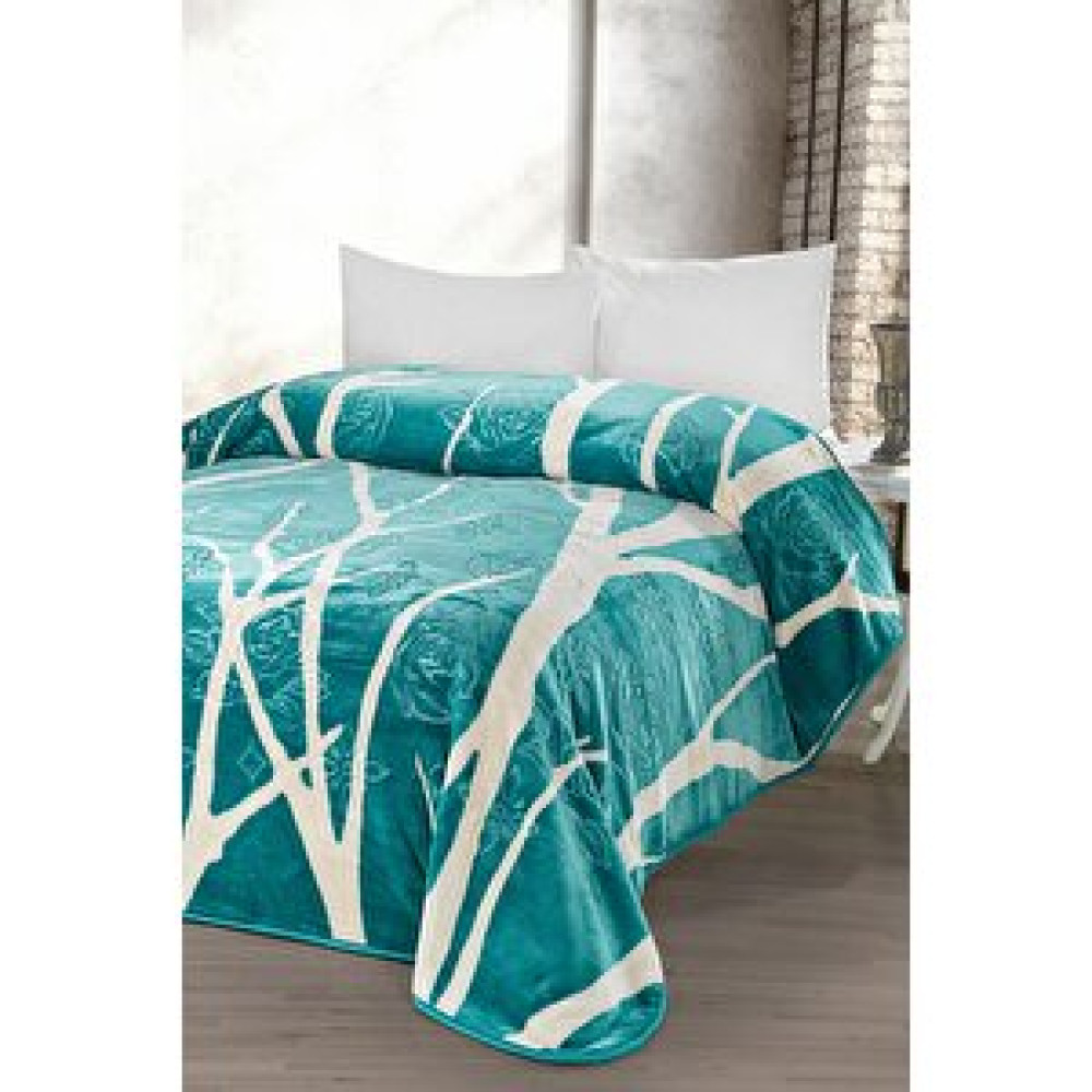 Evlen Home Collection 4 Kg Battaniye Supersoft Embos Kalın Yumuşak Peluş Çift Kişilik Yumoş Kabartma 220x240 Cm Devin Turkuaz Battaniye Fiyatı