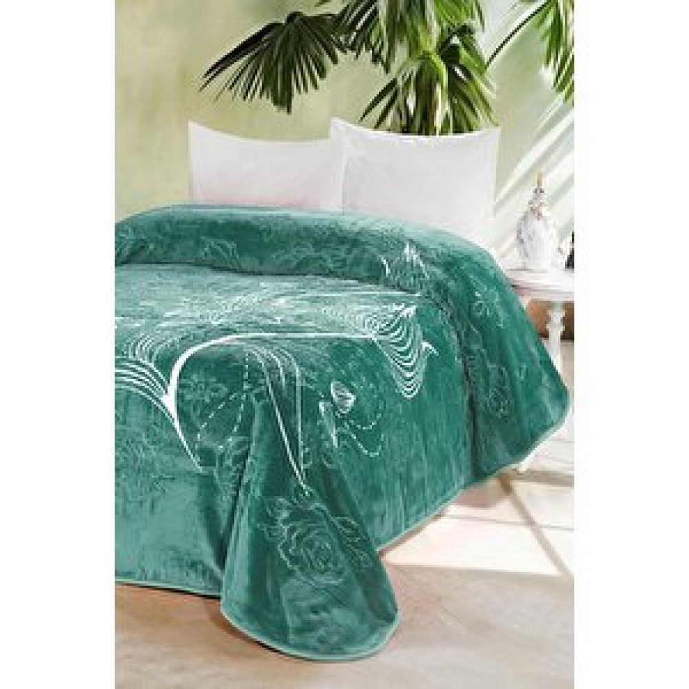 Evlen Home Collection 4 Kg Battaniye Supersoft Embos Kalın Yumuşak Peluş Çift Kişilik Yumoş Kabartma 220x240 Cm Elite Mint Battaniye Fiyatı