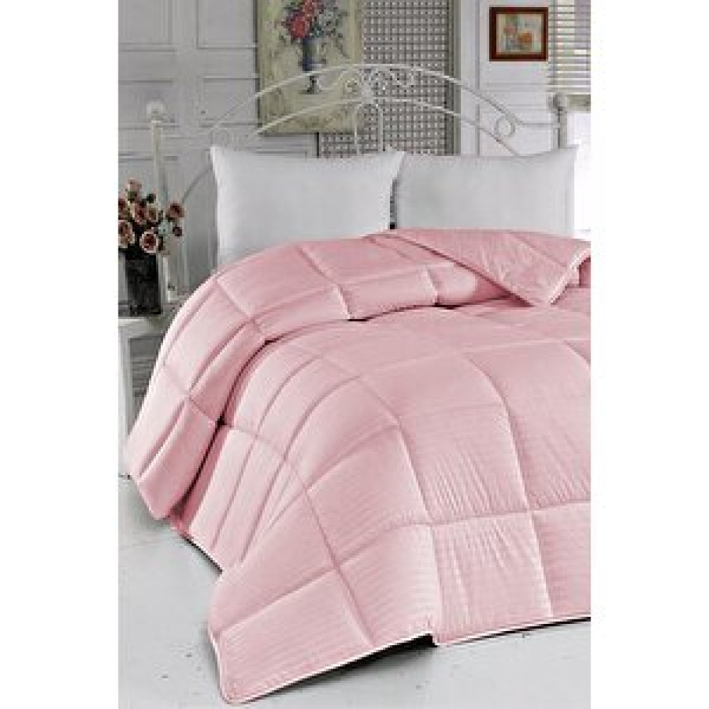 Evlen Home Collection Çift Kişilik Yorgan Lüks Silikon Dolgulu Major Yumuşak Çizgili 195x215 Cm Çeyizlik Kışlık Yorgan Pudra Yorgan Fiyatı