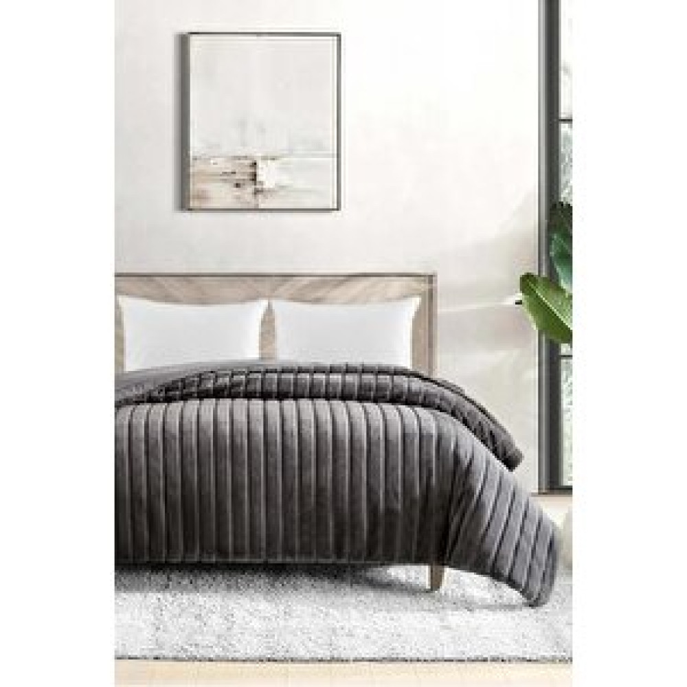 Evlen Home Collection Çift (taraflı) Kişilik Kürk Yorgan Dolgulu Peluş Yumuşak Wellsoft Yatak Örtüsü 1 Parça Set Linea Yorgan Fiyatı