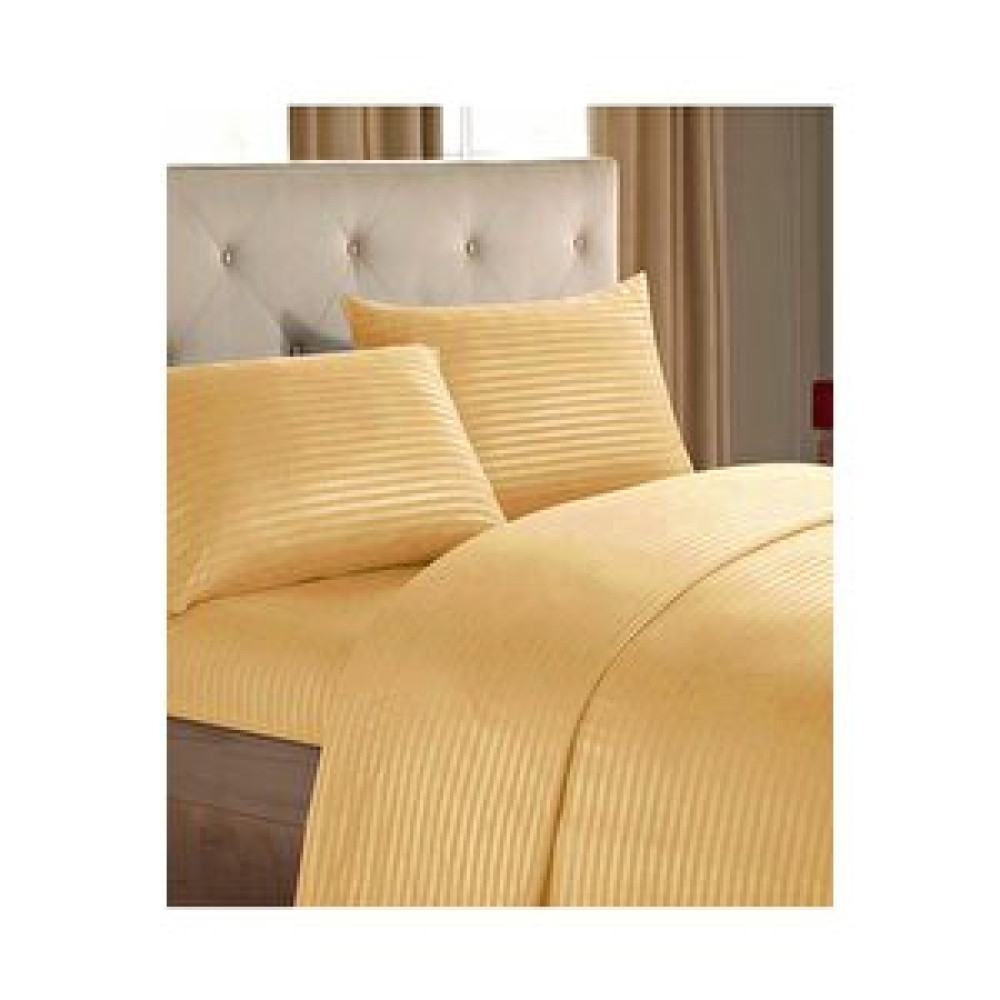 Evlen Home Collection Line Pamuklu Nevresim Takımı 4 Parça Çizgili Nevresim Seti | Otel Nevresim Bej Nevresim Takımı Fiyatı