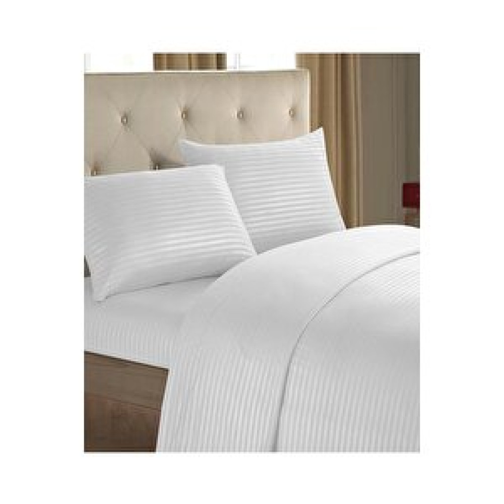 Evlen Home Collection Line Pamuklu Nevresim Takımı 4 Parça Çizgili Nevresim Seti | Otel Nevresim Krem Nevresim Takımı Fiyatı