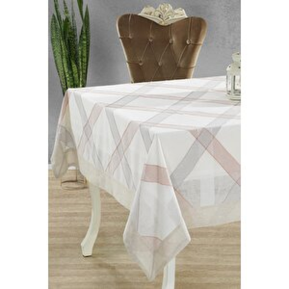 Evlen Home Collection Mais Jakarlı Tek Masa Örtüsü Gri 160x220 Cm Mutfak Tekstili Fiyatı